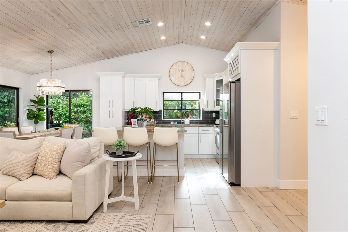 From curated d&eacute;cor to warm lighting, every detail is crafted for comfort and style.  Fully Stocked & Guest Ready