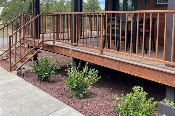 Porch views, where nature and tranquility meet