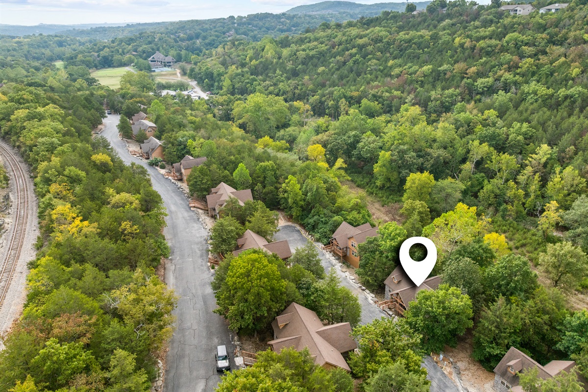 Overhead view of Cabins