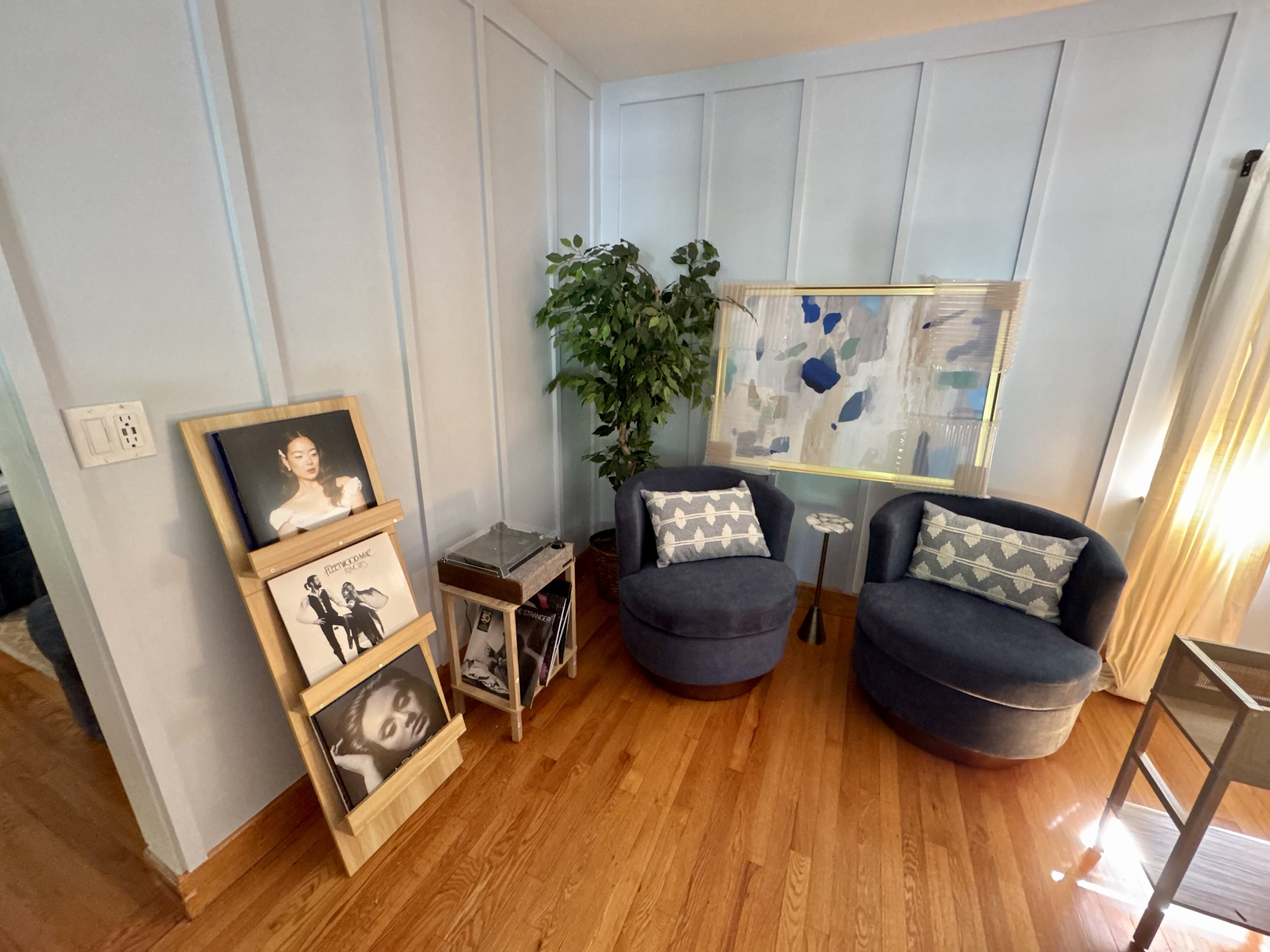 Spin a record and unwind after a day on the water