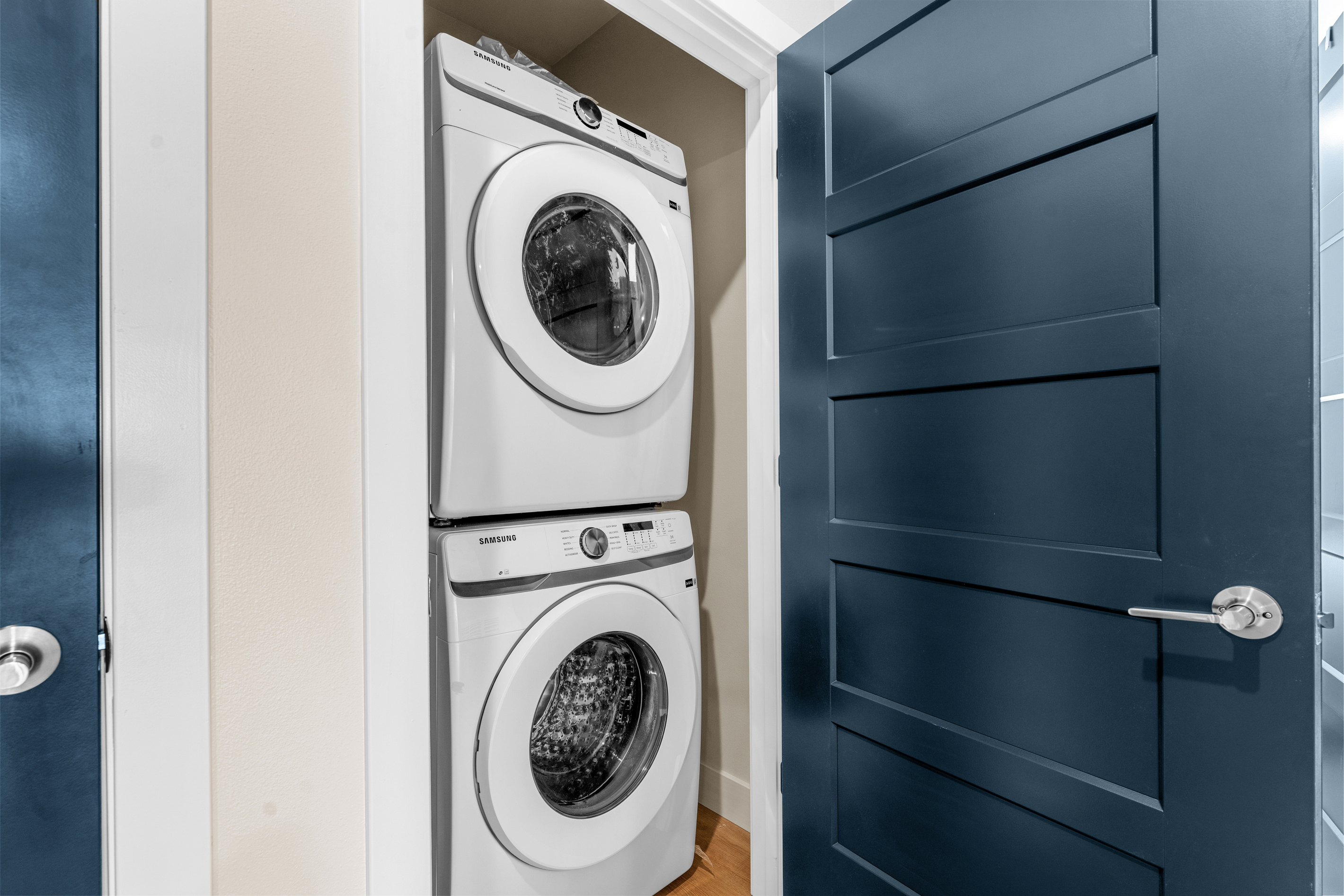 Each floor hall includes a washer and dryer for convenience.