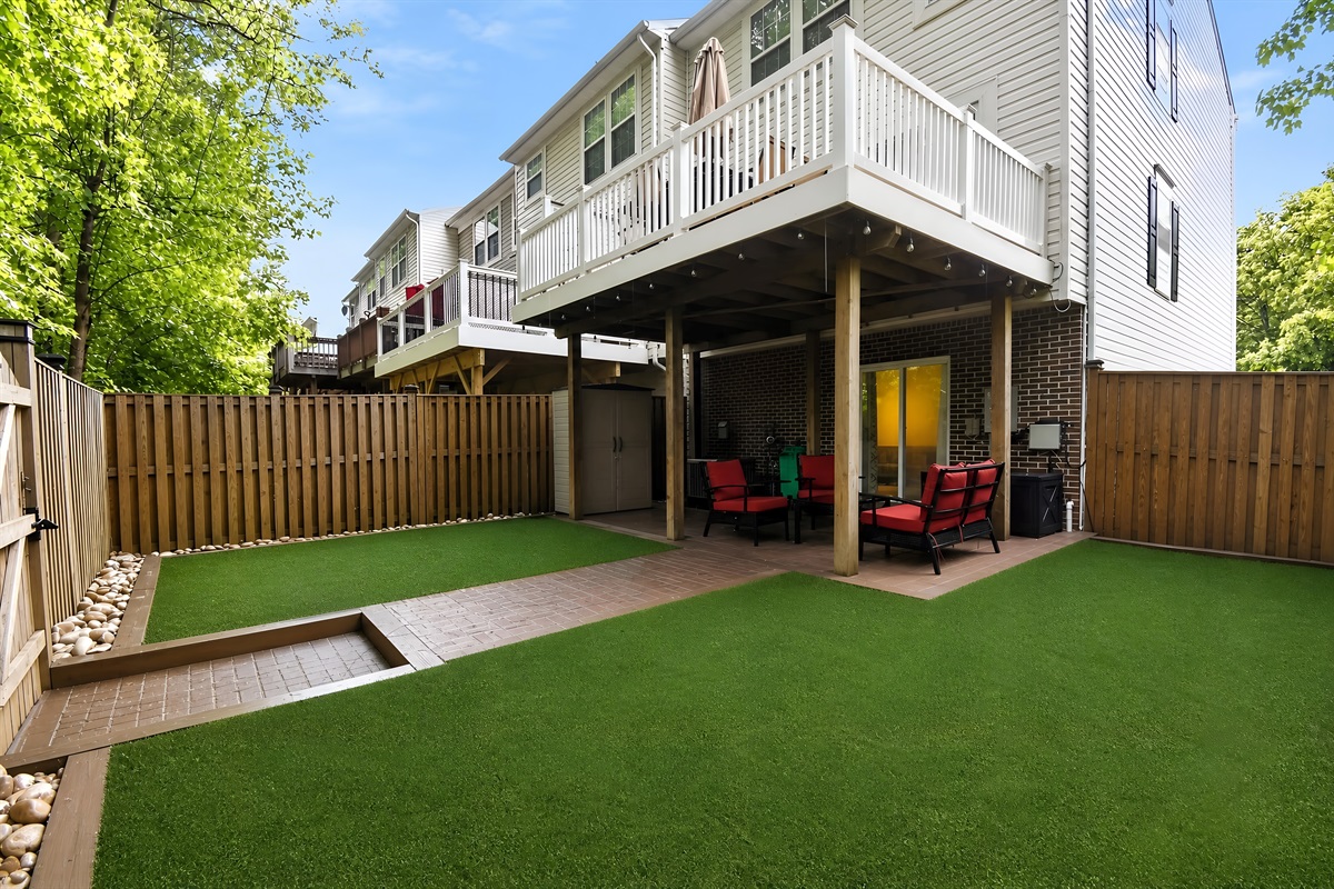 Fenced Backyard — Fully Enclosed Yard, Pet-Welcome Home, Safe Play Space for Kids