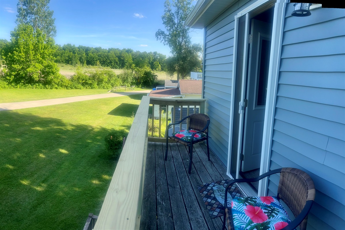 View of the marsh and woods from Balcony