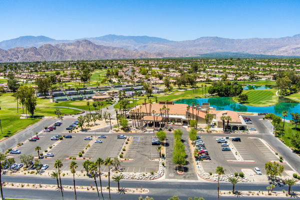 Aerial view of Palm Desert Resort