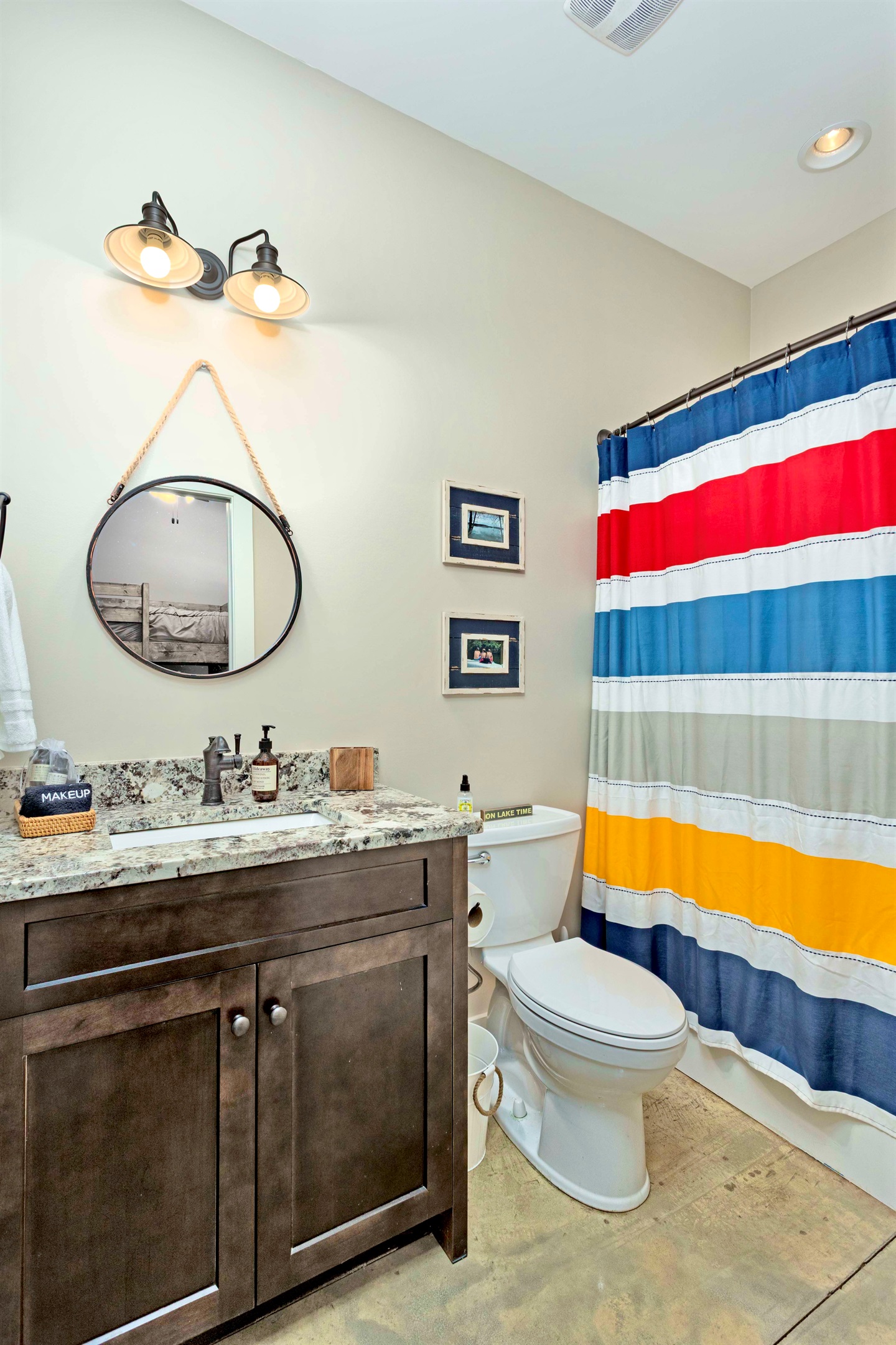 Ensuite Bunk Bathroom with additional access from the living room