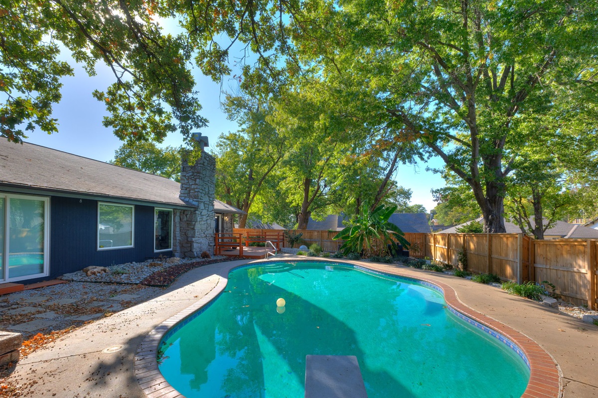 Backyard with Private Pool