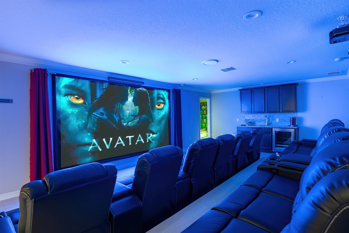 Movie Theater with 150inch Screen