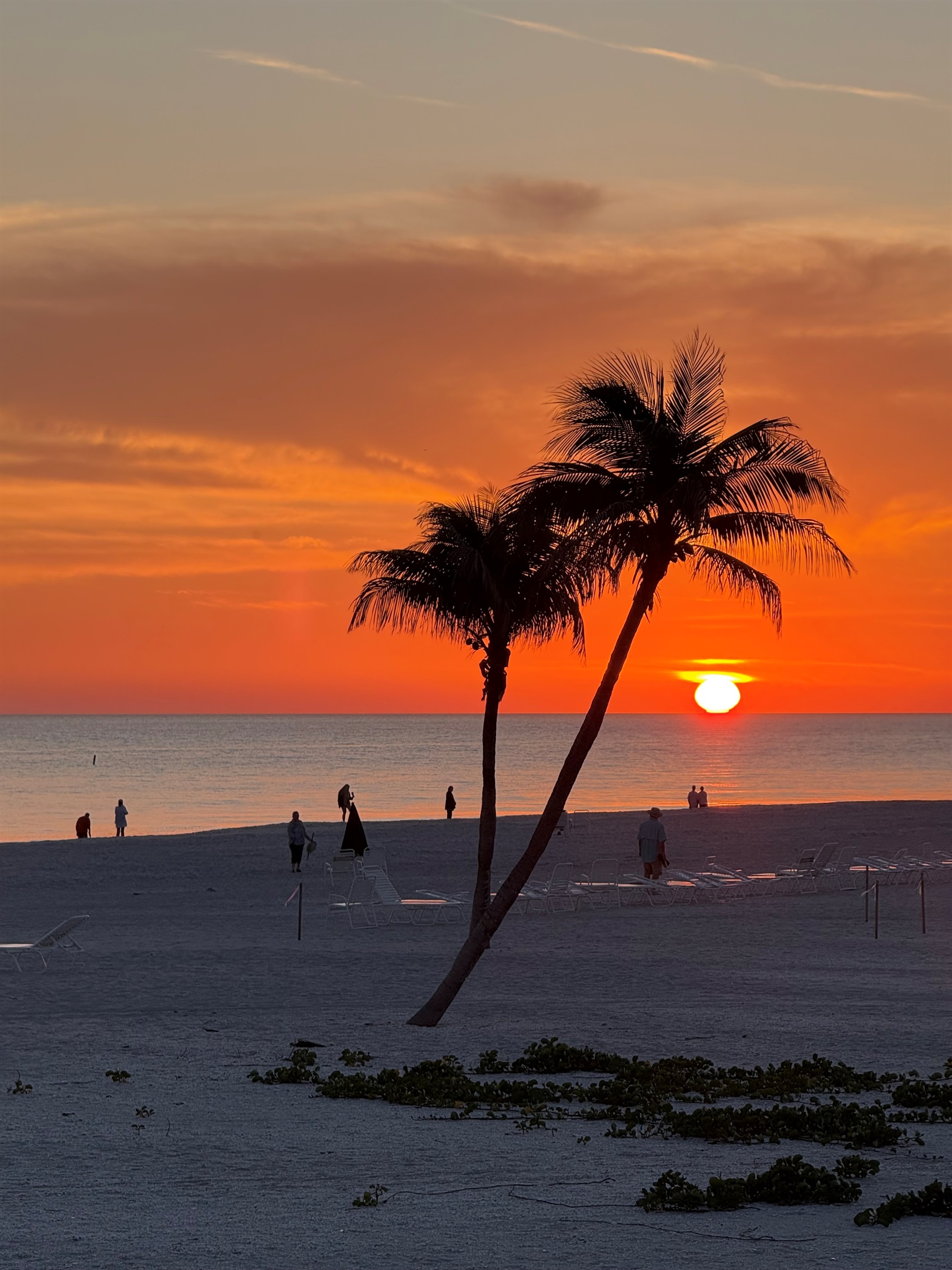 Sunset views from lanai