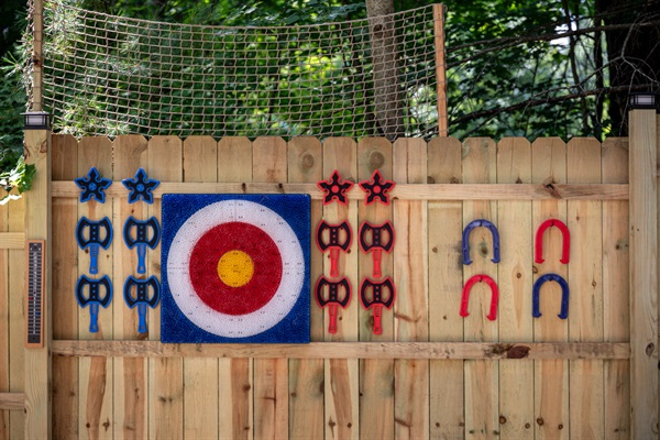 Throwing stars, or axes? Completely safe and 100% fun!
