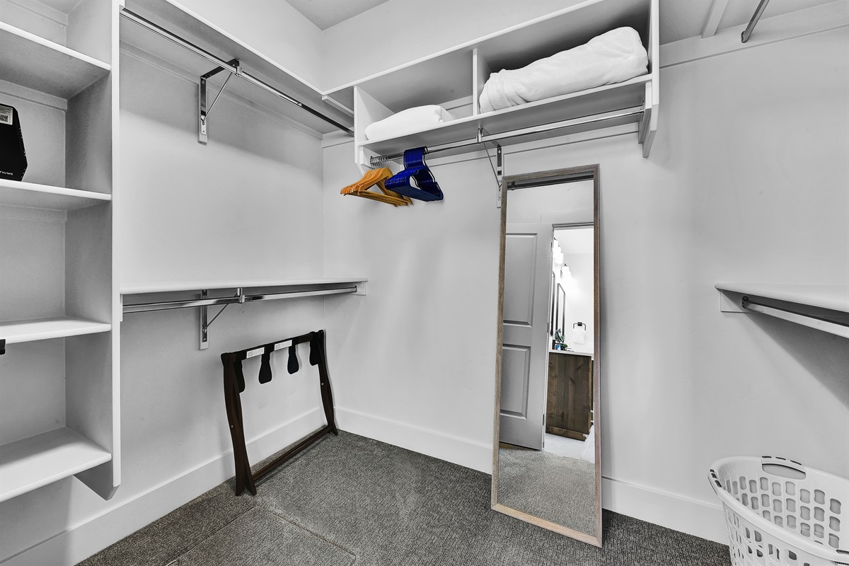Primary bathroom closet