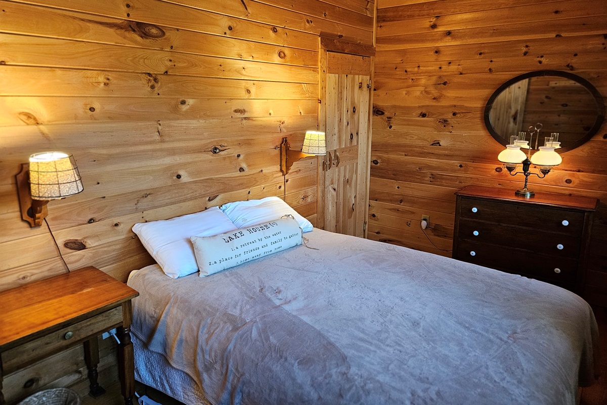 3 of 4 Bedrooms Overlook the Lake.