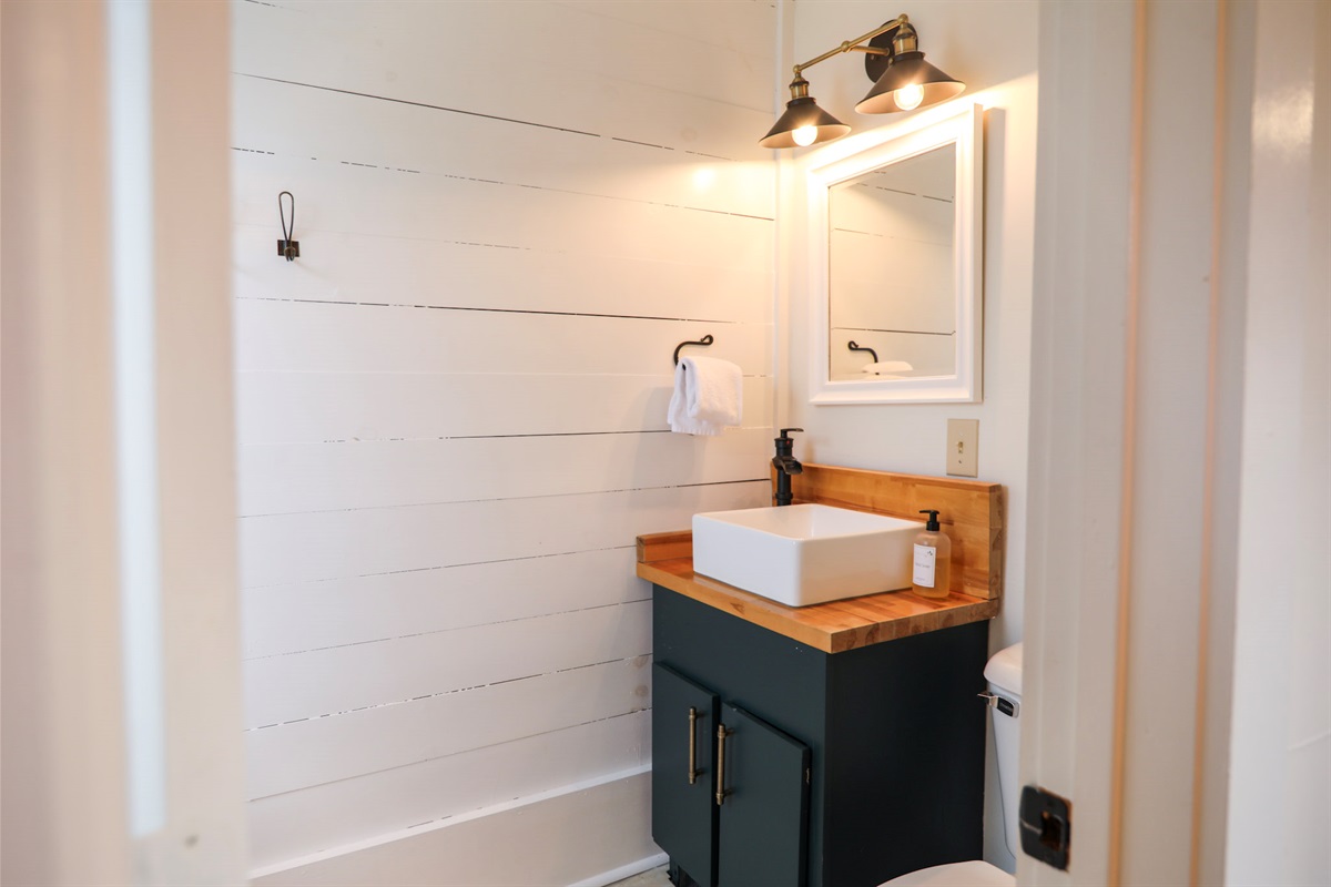 Bath with shower and tub 1st floor