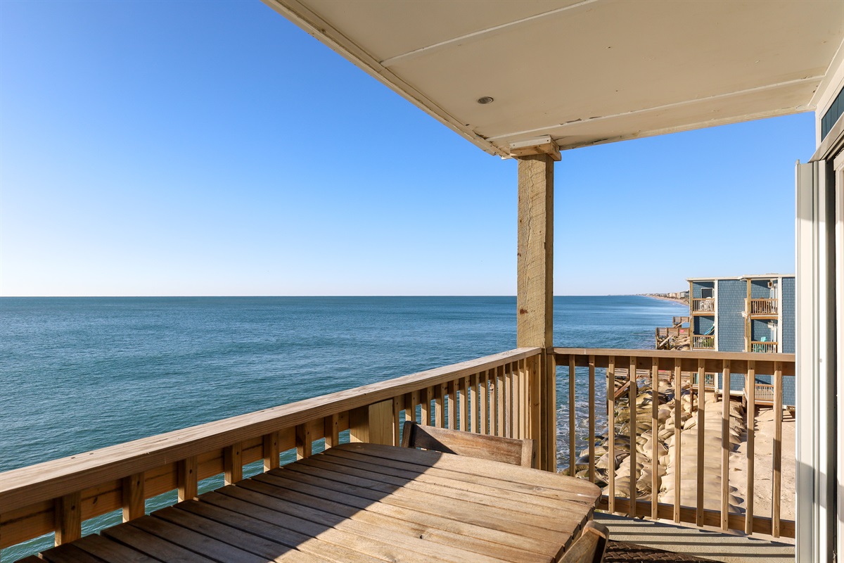 Comfy furnishings for taking in the ocean views