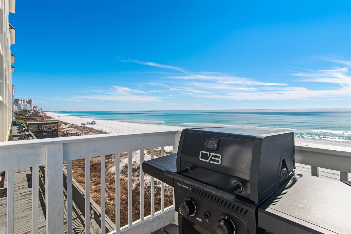 Gulf Front Grilling on the Gas Grill!