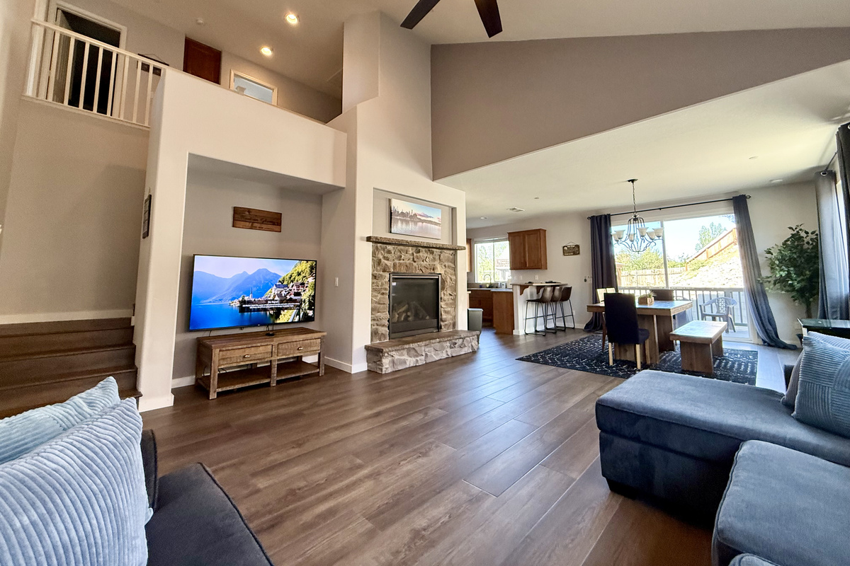 New flooring downstairs