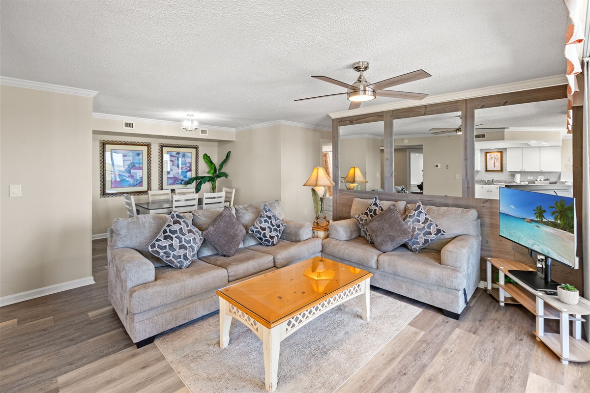 Living Room With Sofa Bed