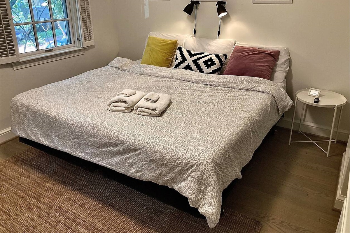 Option 2: Twin Beds Combined into King with Bed Bridge. Request Before Arrival.