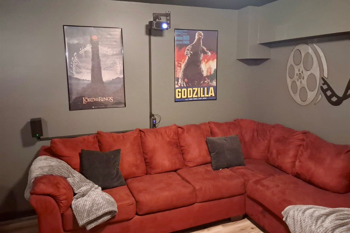 Large sectional for a cozy movie night