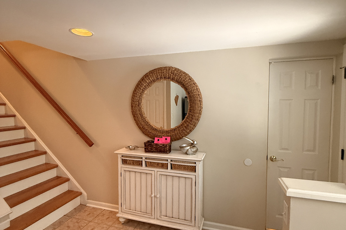 Entryway and stairs