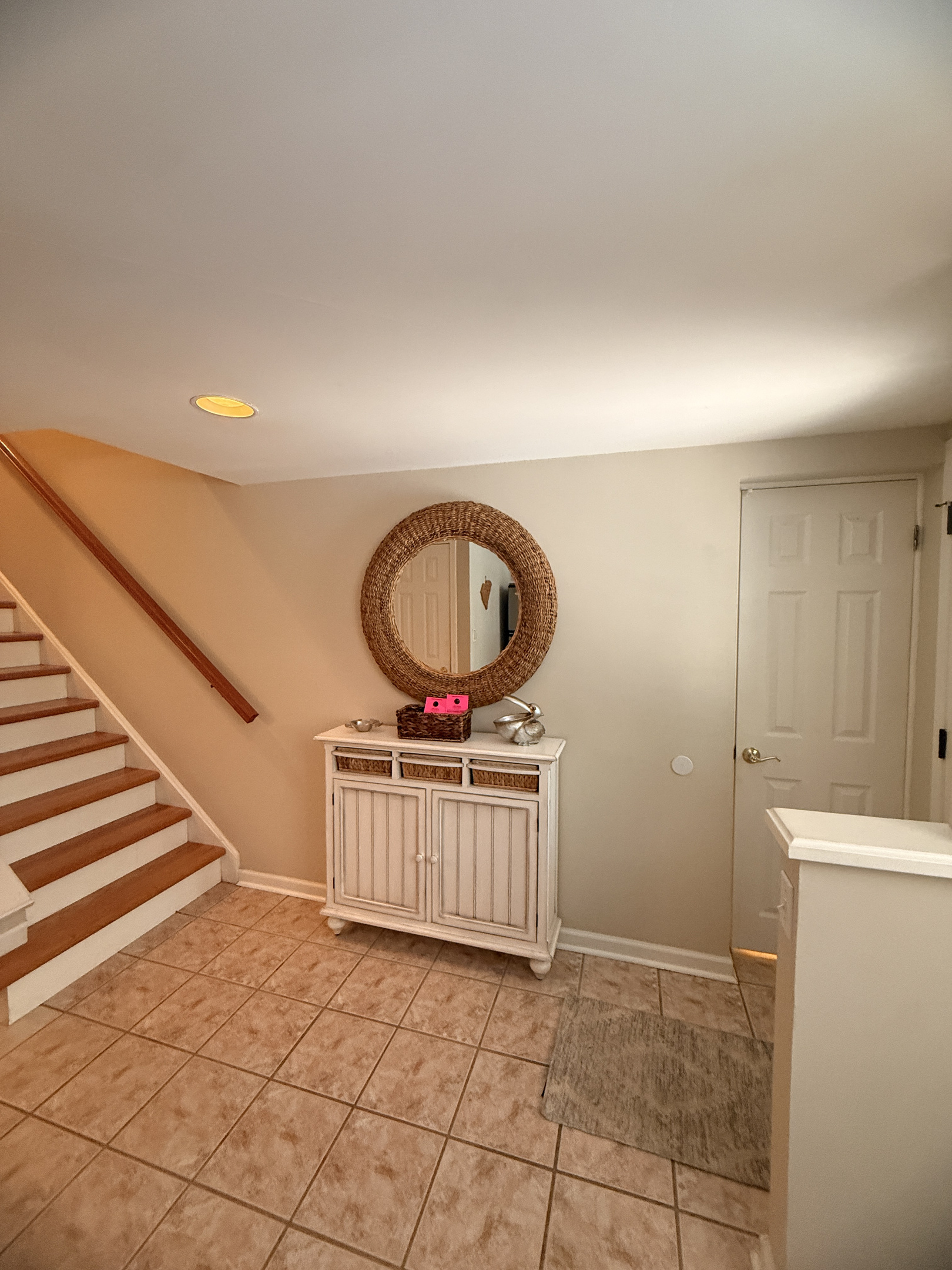 Entryway and stairs