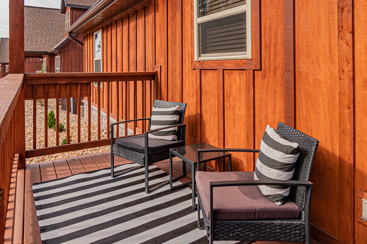 Relax on the front deck