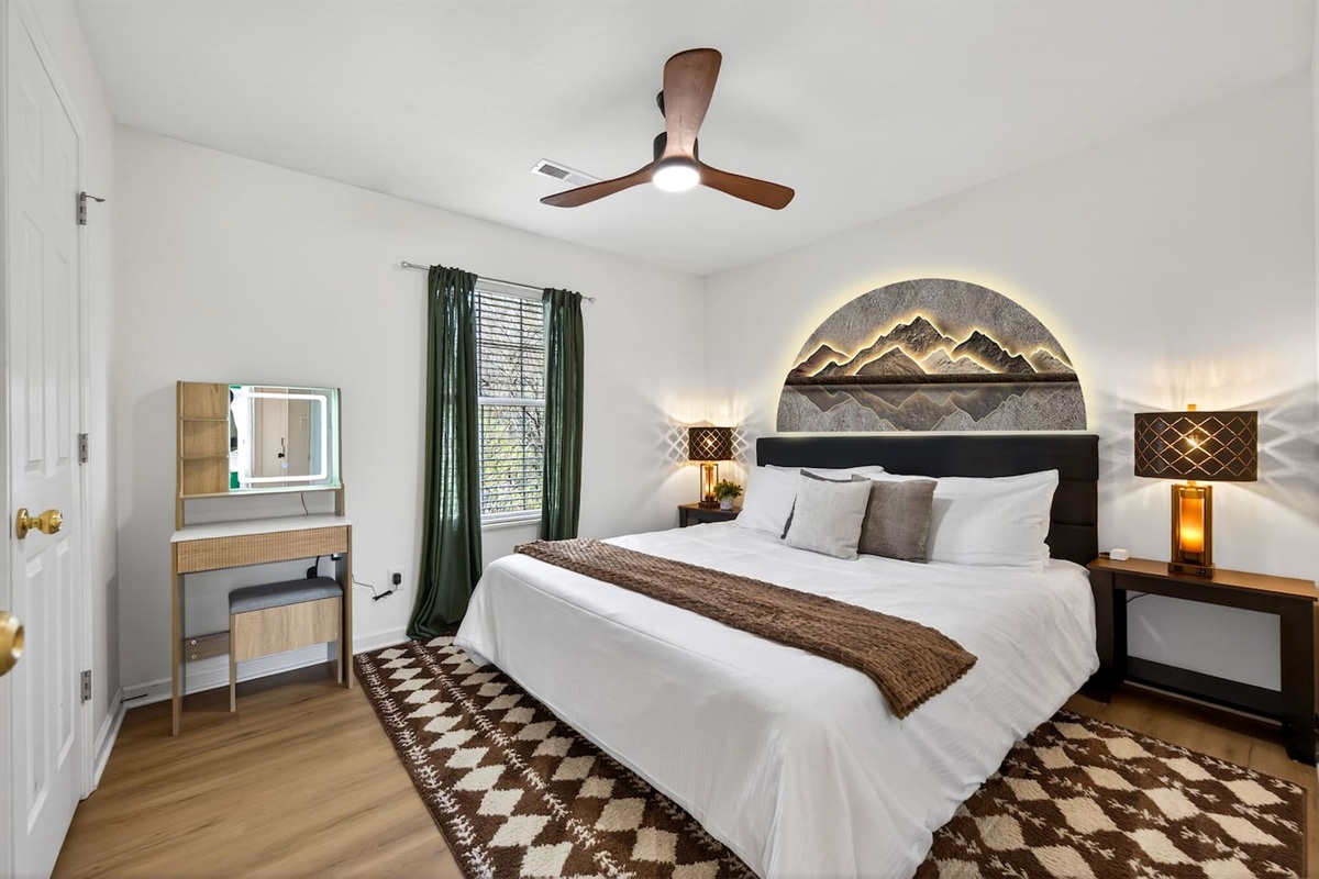 Second Bedroom and yes, another King bed!