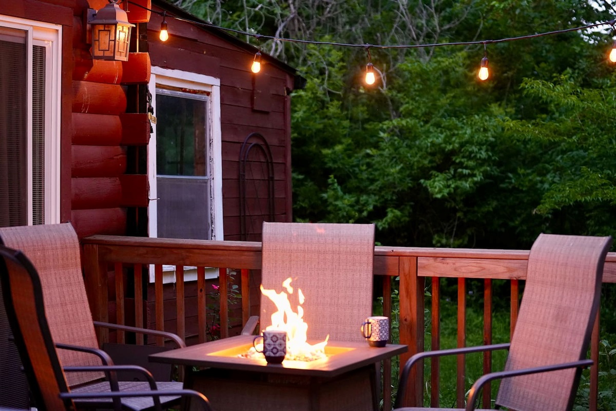 This a great place to drink your warm beverage of choice. 