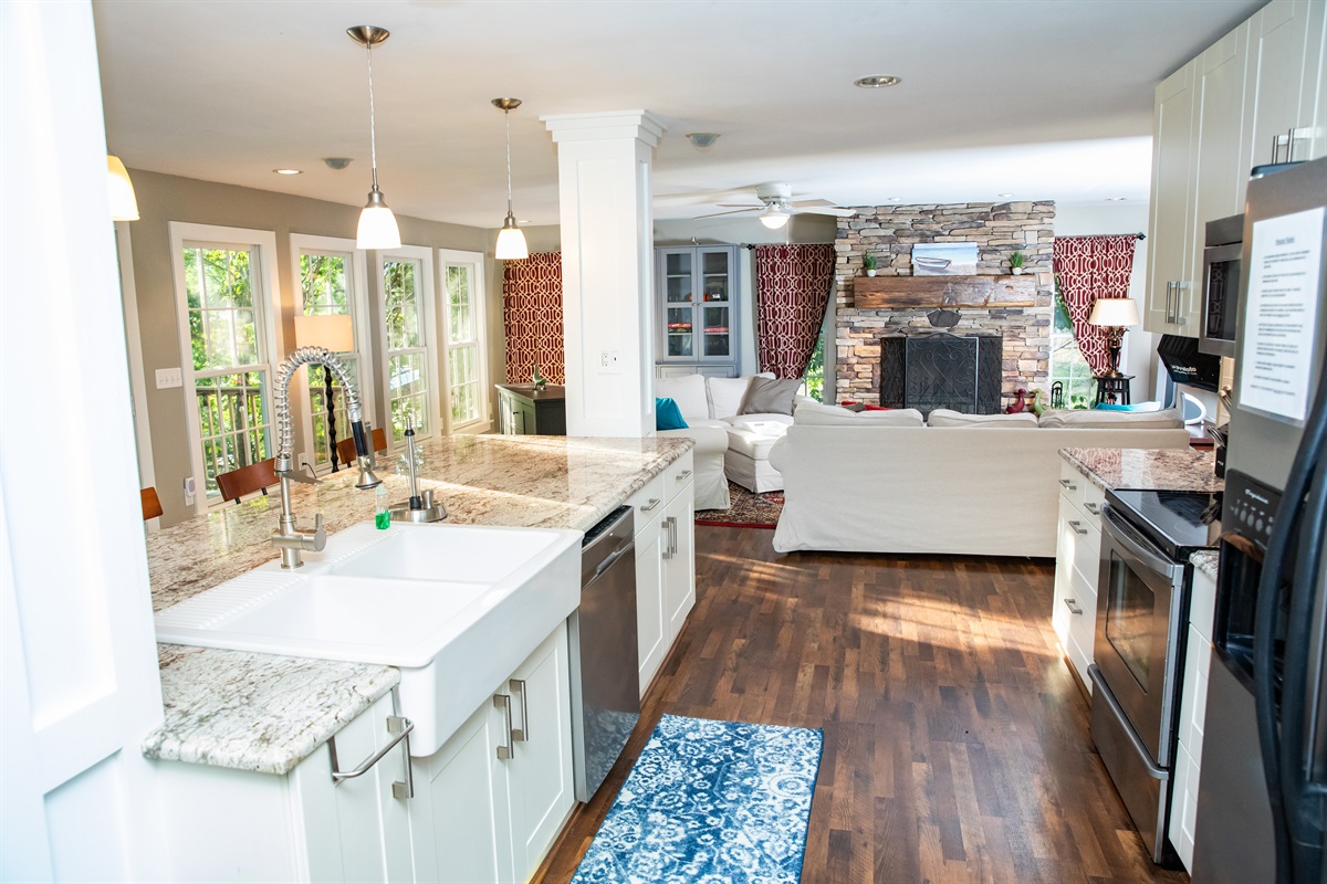 Kitchen Viewing Living Room