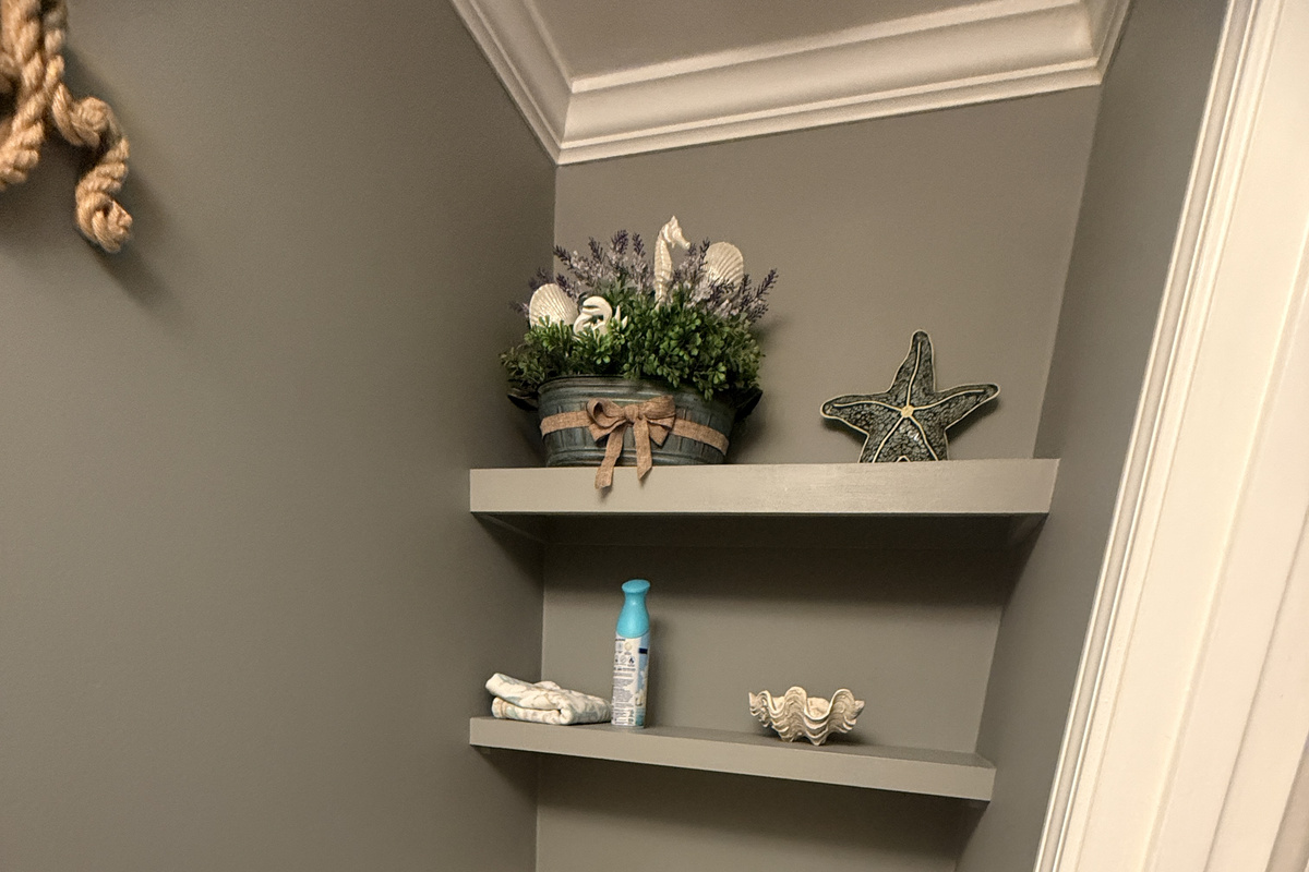 Downstairs half bathroom
