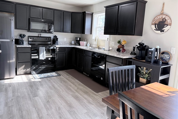 Full kitchen with space to move