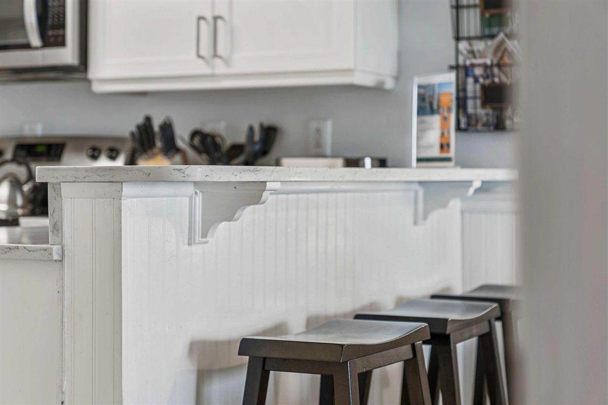 Kitchen | Sea Gull | 201 Oceanview | 1116 Ocean Blvd, Isle of Palms, SC | IOP Escapes