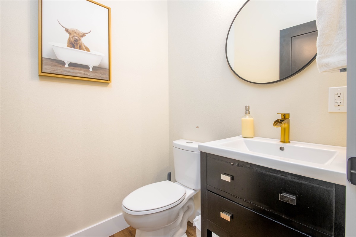 half bath main level