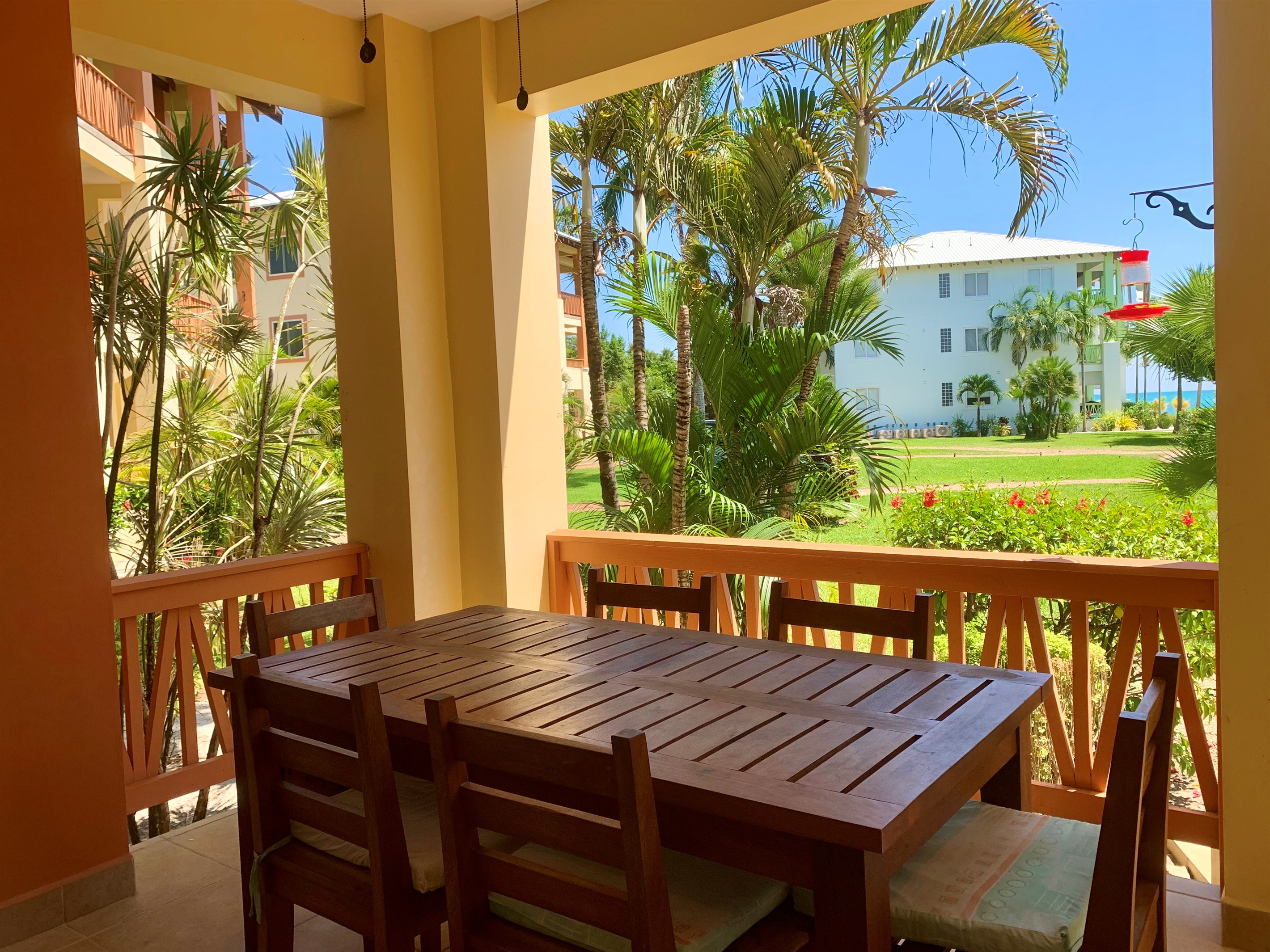 Patio with Garden View