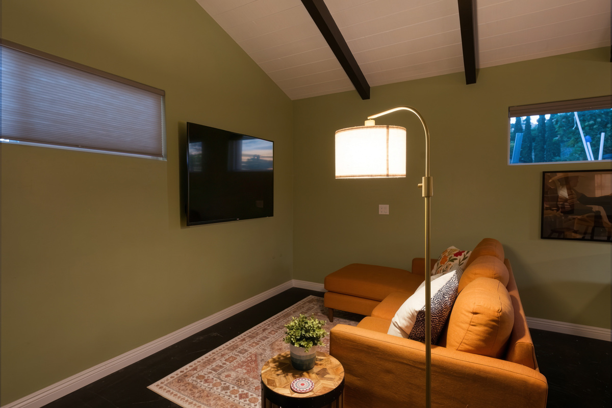 Another place to escape and watch a movie or play Wii videogames