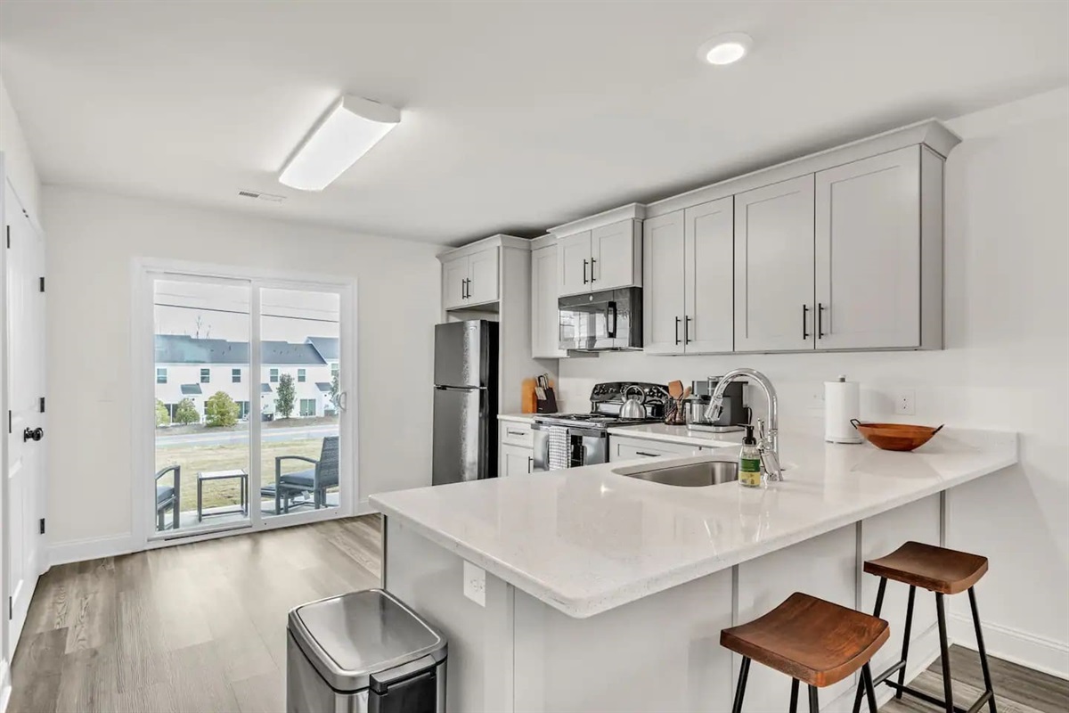 Left side of duplex - Kitchen