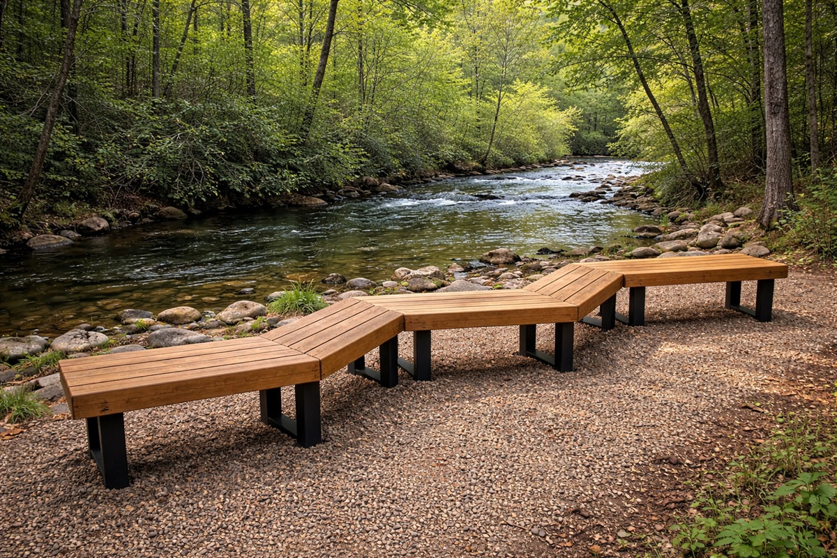 Front Seat view of the creek