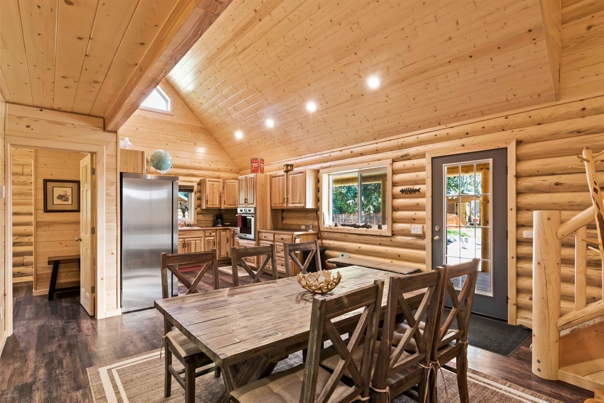 Dining Area and Kitchen
