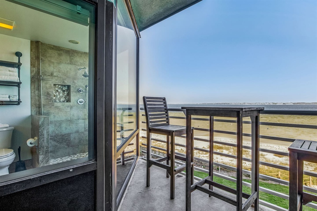 Balcony from master bedroom