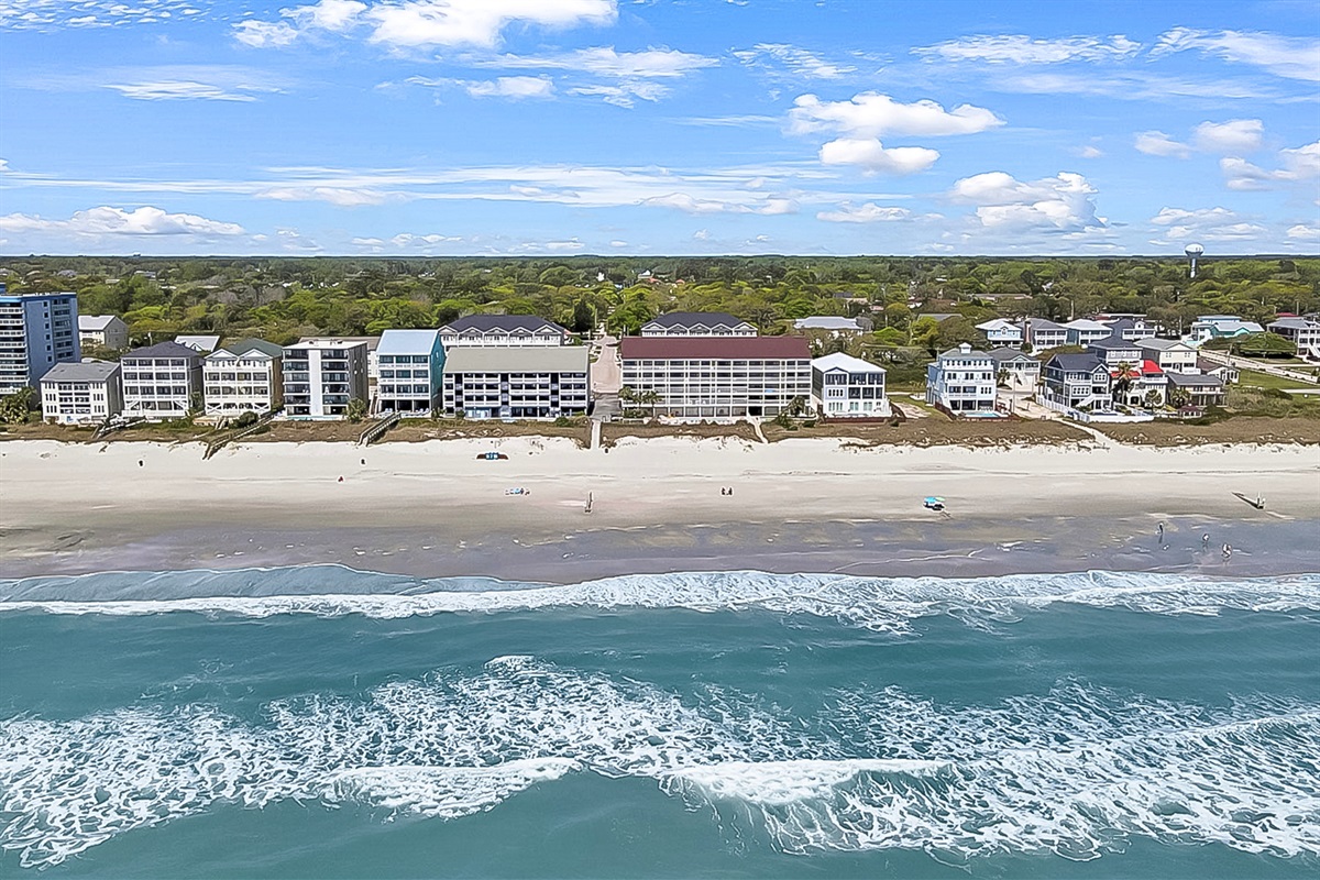 Arial View of our beach