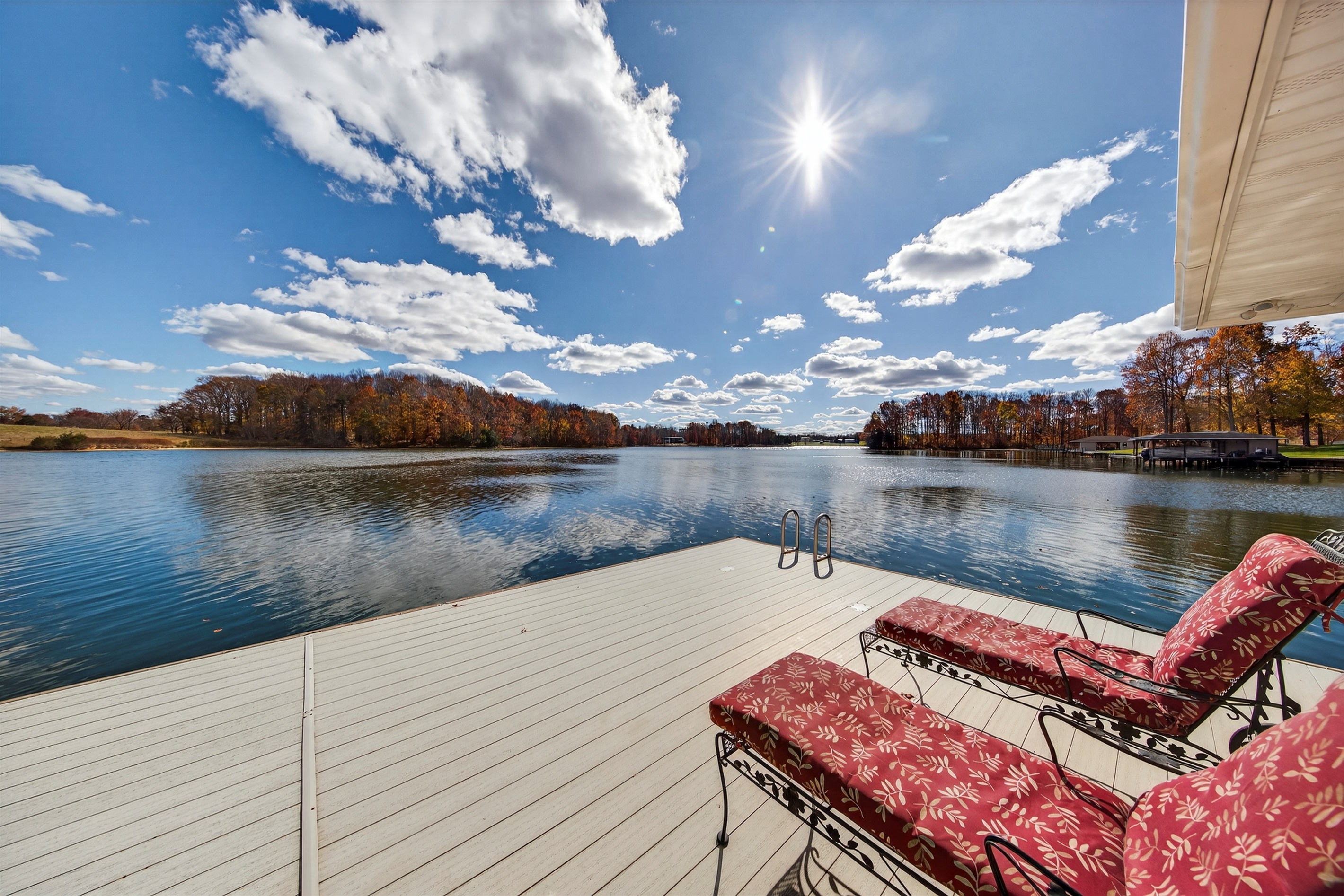 Compass Points boasts one of the best views on Lake Anna’s private side.