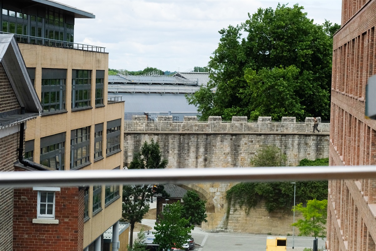 View of city walls
