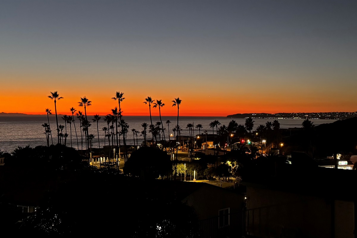 and at night with stunning sunsets