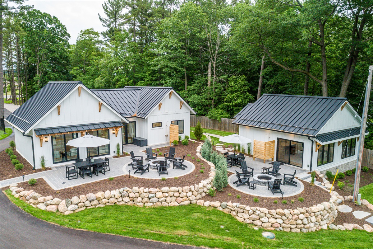 Cottage three (smaller cottage) & Cottage Four