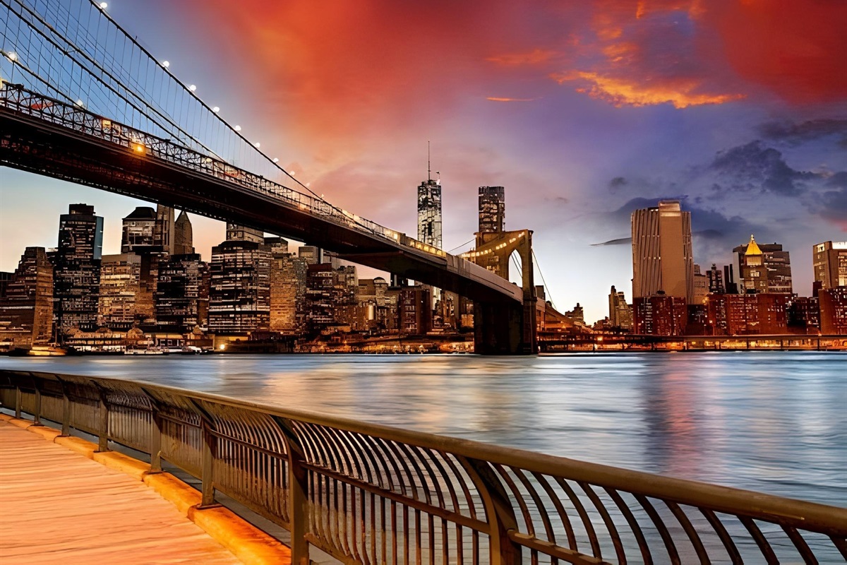 End the day with unforgettable skyline views as the city glows and the evening settles in.