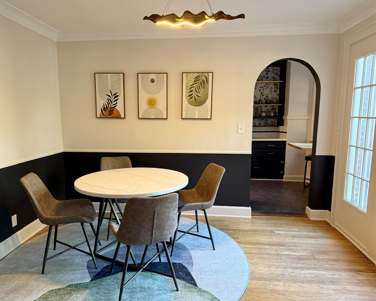 Tastefully designed Japandi inspired vibes throughout the home.