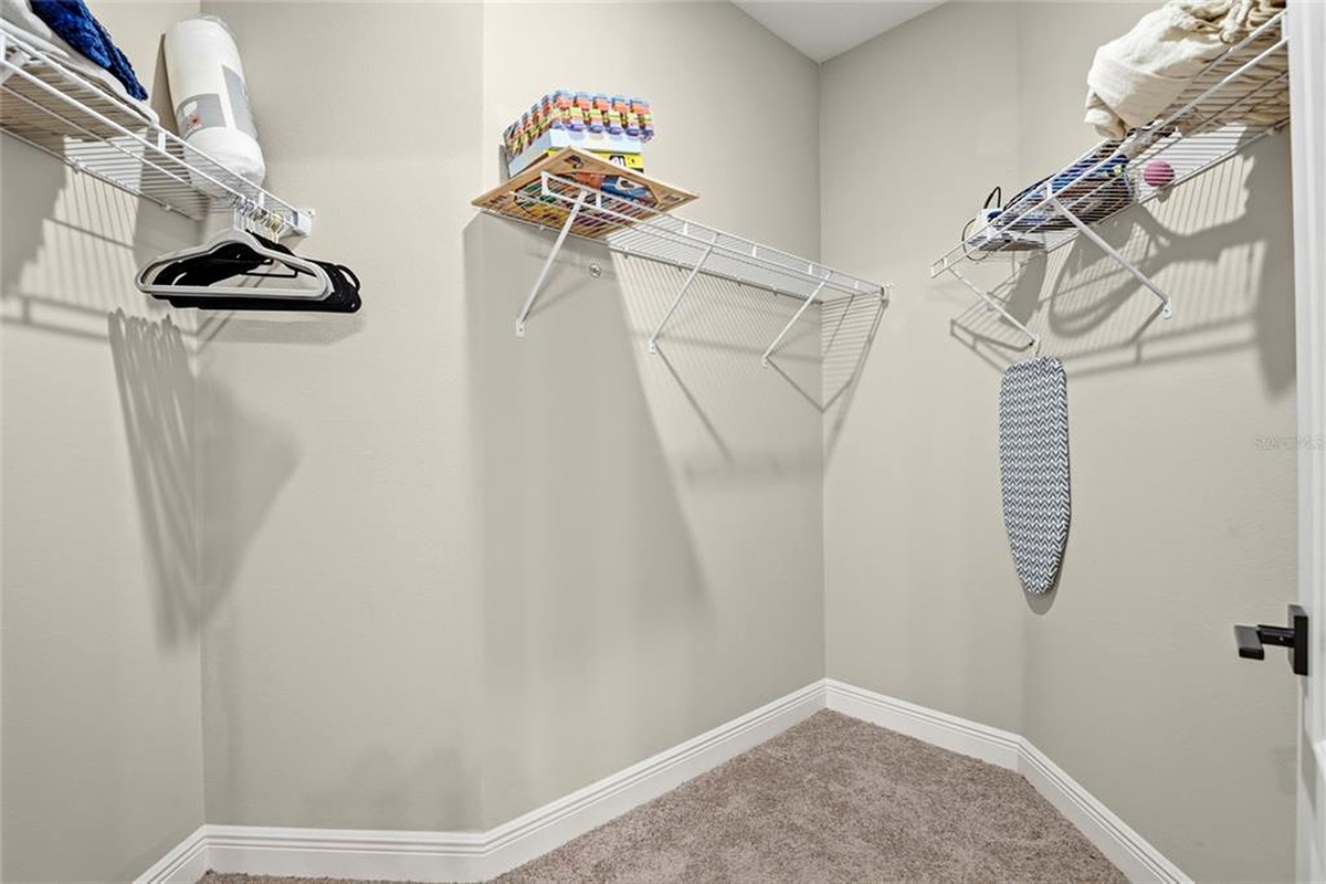 Master bedroom closet