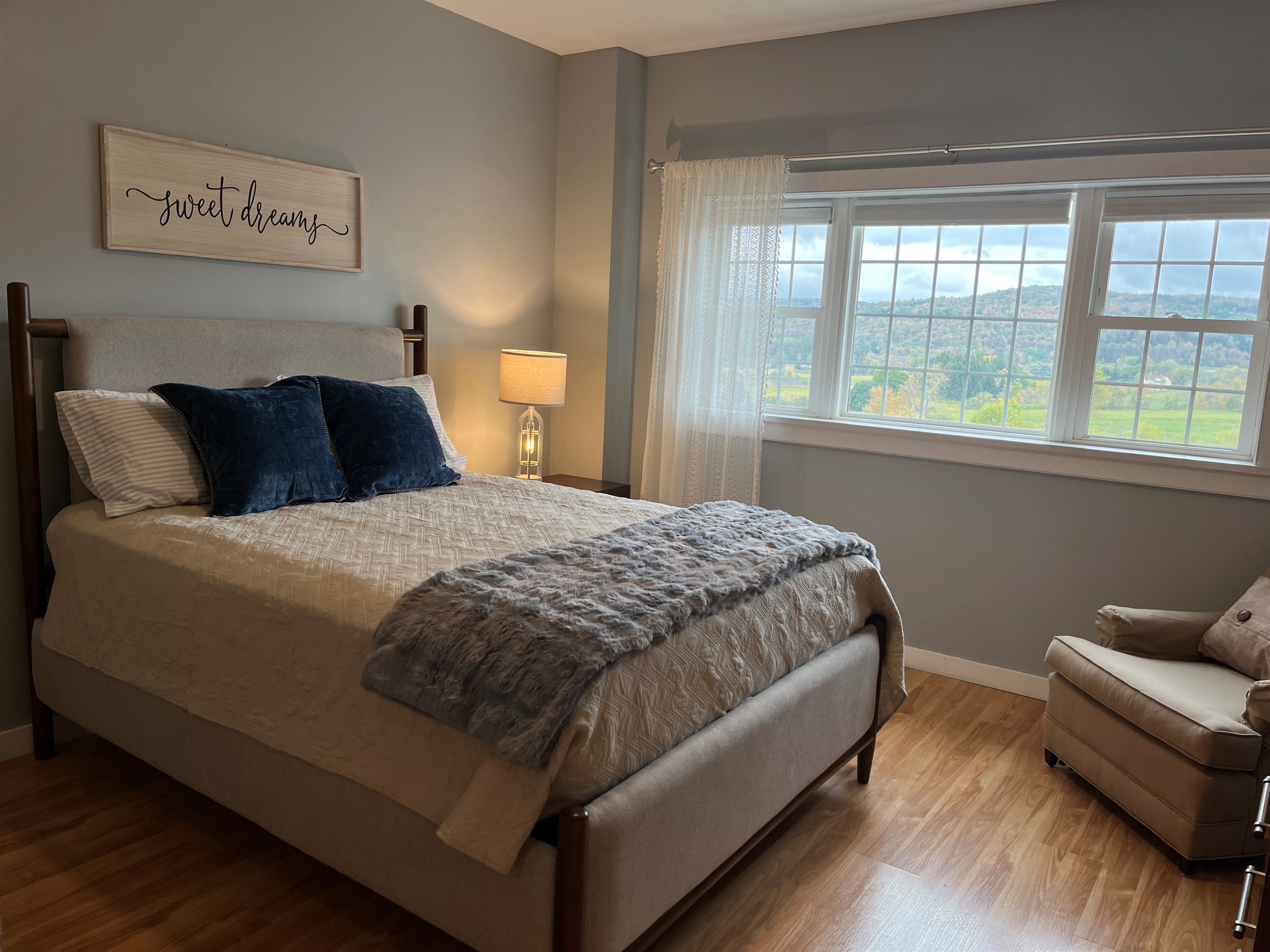 Lower level Family suite with Queen, Twin and lounge area