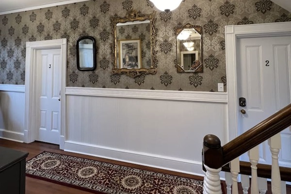 Lilac Room door on right