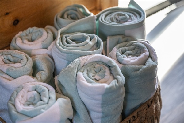 We have thought of everything - including hot tub towels!
