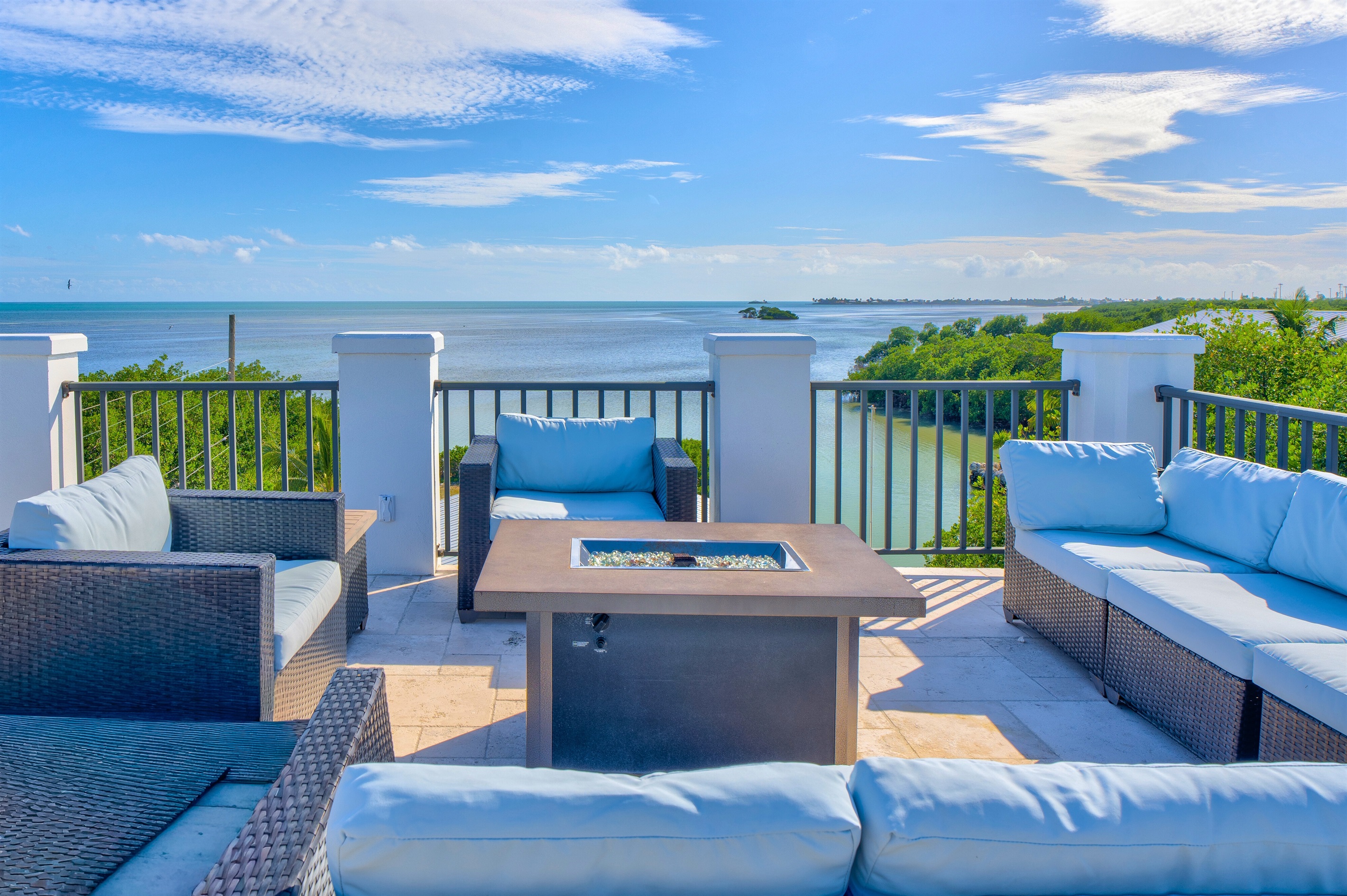 Enjoy a cup of coffee on the rooftop while watching the sun come up.